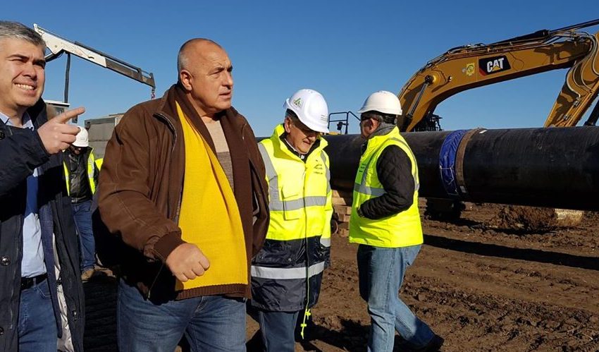  Бойко Борисов проверява „Балкански поток“ в Плевенско