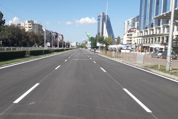 Възстановява се движението по изцяло обновения участък от бул. „България“ от бул. „Тодор Каблешков“ до бул. „Гоце Делчев“