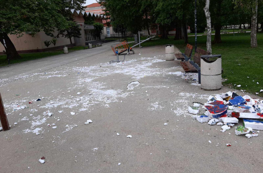  Установени са вандалите, унищожили детската великденска украса в Градската градина на Плевен